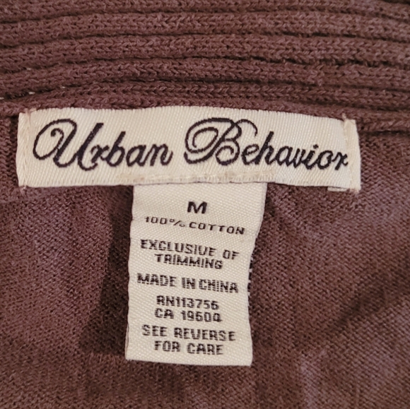 Urban Behavior cropped button-up cardigan M - Picture 4 of 4